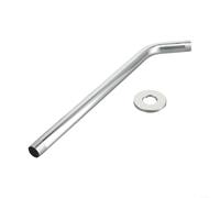 Brazo de extensión de cabezal de ducha de acero inoxidable, longitud ajustable de 15 a 35 cm, conexión roscada G1/2 pulgadas, barra deslizante de fácil instalación para un mejor control del flujo de