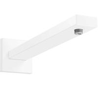 brazo de la ducha de mano Karree 389 mm, 27694700, Color: blanco mate