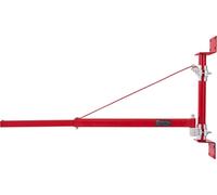 Brazo de soporte para polipastos eléctricos, con una capacidad máxima de carga de 600 kg. Brazo oscilante para sujetar polipastos eléctricos, con mástil. Estructura de acero para polipastos. Brazo ele
