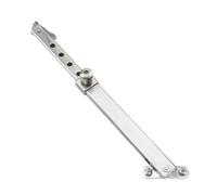 Brazo estabilizador ventana abatible Limitador de ángulo ventana con soporte telescópico for viento, refuerzo deslizante fijo, accesorios for puertas y ventanas para el hogar