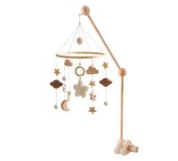 Brazo Móvil para Cuna Estante Juguetero con Madera para Moisés | Altura Ajustable y Desmontable para Móvil de Cuna Viaje, Cochecito, Hogar, Guardería, Niños Pequeños, Niños y Niñas