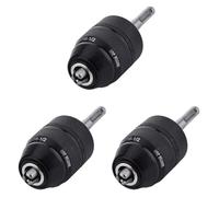 BRCUAT 3 portabrocas sin llave de 2 a 13 mm con adaptador de vástago SDS Plus, convertidor adaptador de cambio de portabrocas de 1/2-20UNF