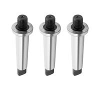 BRCUAT 3 vástagos de 2 m a 1/2 pulgada -20 roscados mandril de mandril endurecido Morse Taper Mt2 adaptador