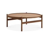 Brdr. Krüger Mesa de centro HB Ø100 cm Roble aceitado ahumado