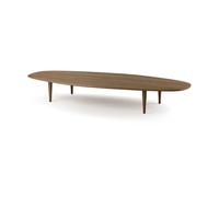 Brdr. Krüger Mesa de centro Jari 80x180 cm Roble aceitado ahumado