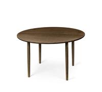 Brdr. Krüger Mesa de comedor Arvr Ø120 cm Roble aceitado humo
