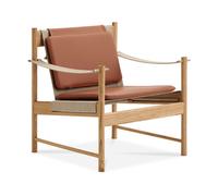 Brdr. Krüger Sillón HB Roble aceitado-cuero brandy