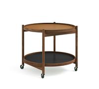 Brdr. Mesa Krüger Bølling Tray Ø60 de Nuez con Platos en Coñac/ Negro