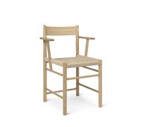 Brdr. Silla de Comedor Krüger F con Reposabrazos Roble