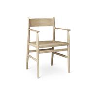 Brdr. Silla de Comedor Krüger Heritage con Reposabrazos y Respaldo de Roble Macizo