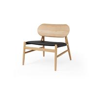 Brdr. Sillón Krüger Ferdinand Roble/Cuero Negro