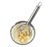 Bread Dough Whisk, Stainless Steel Dough Mixer, Ergonomic Baking Whisk Tool, Heavy Duty Spiral Design, Easy Grip Handle, 19 cm Compact Size, for Egg Pizza Cake Batter Home Kitchen Cafe