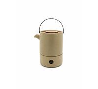 BREDEMEIJER Juego de té UMEA 1,2 l gris arcilla/acacia camel