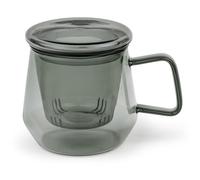 Bredemeijer vaso de té de 350 ml con filtro de té de cristal y tapa