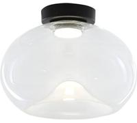 Brena: Lámpara de techo redonda con LED integrado.Fabas Luce: Lámpara de pared LED de 19W, regulable, con diseño cóncavo transparente