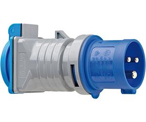 Brennenstuhl 1080993 CEE adaptador, gris/azul, Set de 10 piezas