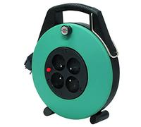 Brennenstuhl 1102501 Confort-Line CL-L - Enrollador de cable eléctrico (5 m, H05VV-F 3G1,0), verde, 1102781