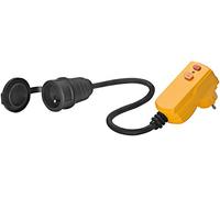 Brennenstuhl 1132731 - Adaptador con cable de extensión de 16 amperios / 230 v ip44 10ma enchufe 0,5 m h07rn-f 3g1.5