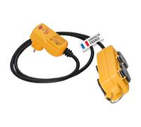 Brennenstuhl 1132741 - Adaptador powerblock 4 zócalos con su récord de 10 1.5m