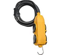 Brennenstuhl 1151731 - Cable de extensión, de 4 vías 3g2.5 negro ip44 powerblock flip 5m h07rn-f