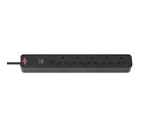 Brennenstuhl 1153253020 Acer 5 Salidas Negro/Blanco Fb Extensión Toma Con / Fuse