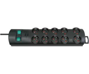 Brennenstuhl 1153304120 limitador de tensión negro 10 salidas ac 2 m