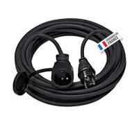 Brennenstuhl 1168401 - Pro 16 ip44 un cable de extensión / 230 v 25m h07rn-f 3g1.5, negro