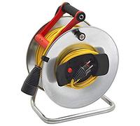 Brennenstuhl 1207421 - Jardi - 250 cable de 25m tambor h05vv-f 3g1.5, plata