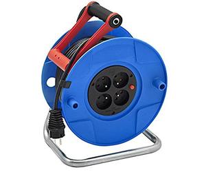 Brennenstuhl 1210251 - Es h05vv-f estándar 25m carrete eléctrico 3g1.5