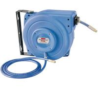 Brennenstuhl 1240320300 Bobina automático con Tupo Flexible 10 m + 2 m (diámetro 8 mm) de Poliuretano Box automático Air-AFP para Montaje a Pared y de Techo