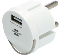 Brennenstuhl adaptador de enchufe usb (cargador usb para enchufar en u