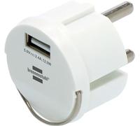 Brennenstuhl Adaptador de enchufe USB – Cargador USB
