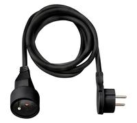 Brennenstuhl - Alargador de Cable (2 m, con Clavija Plana, para Usar en Interiores)