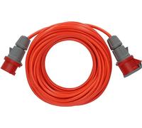 Brennenstuhl BREMAXX Cable alargador CEE 400V/16A (Cable de 25 m, 5 Polos, Uso en Exteriores hasta -35°C, Fabricado en Alemania) Rojo