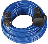 Brennenstuhl BREMAXX® cable alargador de corriente (cable de 25 m, para uso corto en exteriores, Made in Germany) azul
