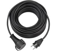 Brennenstuhl BREMAXX® cable alargador de corriente (cable de 25m, para uso corto en exteriores, Made in Germany) negro