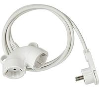 Brennenstuhl Cable alargador de Corriente 5 Metros con Dos enchufes (alargador eléctrico, Cable de 5 m, Doble extensión, 2 Conectores) Blanco