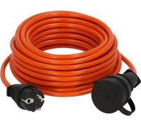 Brennenstuhl Cable de extensión Bremaxx (Cable de 10 m en Naranja, para Uso en Exteriores IP44, Apto hasta -35°C, Resistente al Aceite y a los Rayos UV, Fabricado en Alemania)
