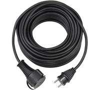 Brennenstuhl Cable alargador de Goma de Calidad (Cable de 5 m, para Uso Exterior a Corto Plazo IP44) Negro