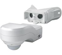 Brennenstuhl Detector de Movimiento infrarrojo/Sensor de Movimiento para Exteriores e Interiores - IP44 (ángulo de detección de 240° y Alcance de 12 m) Blanco