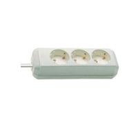 Regleta de enchufes Eco-Line de Brennenstuhl [triple, blanco, 3 m]