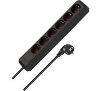 Brennenstuhl regleta de enchufes Eco-Line 6 tomas (cable 1,5 m, sin interruptor) Negro