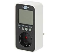 Brennenstuhl Ecolor Contador de energía E M-2 (Contador de Electricidad con protección táctil Aumentada, Dispositivo de costes de energía con 2 tarifas de Electricidad Ajustables)