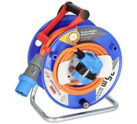 Brennenstuhl Enrollacable de camping CEE 230V H07RN-F 3G2,5 25 m naranja IP44