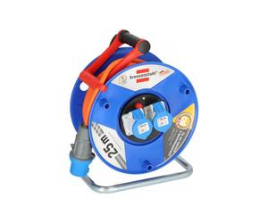 Brennenstuhl enrollacables garant cee 230v con alargador de 25m (uso u