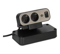 Brennenstuhl Estilo Duplex Regleta de Enchufes con 10 Tomas y USB