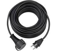 Brennenstuhl-Extension Cable with Female and Male Connectors and Safety Cap (5 m), Black Color