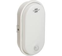 Brennenstuhl foco LED de pared/Foco ovalado LED de 15W con sensor de movimiento (1680lm, 4000K, IP54, para interiores o exteriores, montable, con detector infrarrojo)