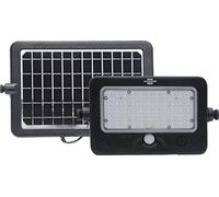 Brennenstuhl Foco solar LED de exterior con detector de movimiento SOL ML 1000 Faro LED exterior con panel solar independiente - Cable de 3 m | Iluminación de gran alcance, detector de movimiento 120°