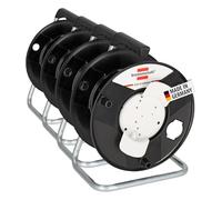 Brennenstuhl Garant G 290 enrollacables sin cable/carrete de cable vacío (plástico especial, fabricado en Alemania, diámetro de 290 mm) negro (Paquete de 4)